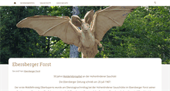 Desktop Screenshot of ebersberger-forst.com